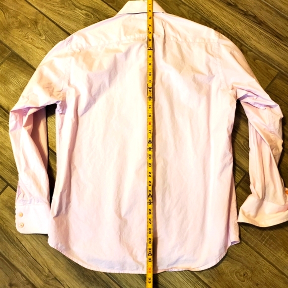 Robert Graham Pink Men's Casual Long Sleeve Shirt Size Medium - Picture 4 of 4